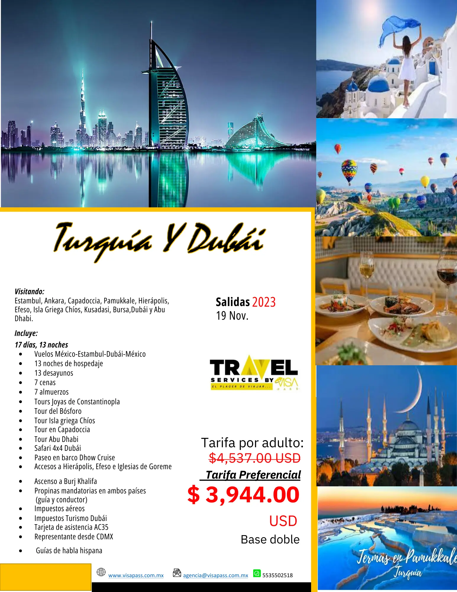 Turquía y Dubái